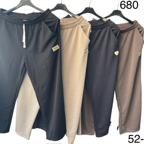 Штаны спорт TRAN (52-60) TR1444 l.beige (деми) TRAN TR1444 l.beige