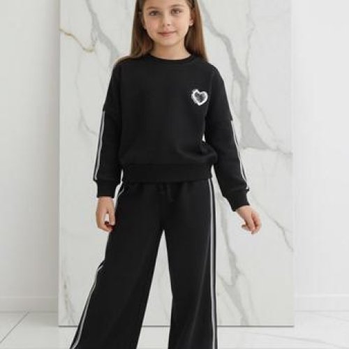 Костюм спорт Dino (5-9) DN1243 black (деми) Dino DN1243 black