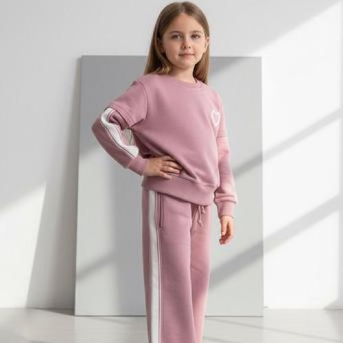 Костюм спорт Dino (5-9) DN1244 pink (деми) Dino DN1244 pink