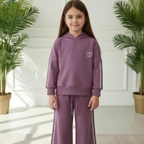 Костюм спорт Dino (5-9) DN1241 d.pink (деми) Dino DN1241 d.pink