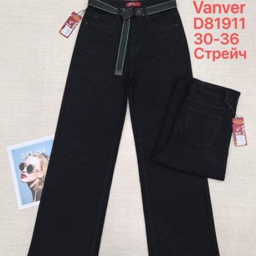 Джинсы Vanver (30-36) D81911 black (деми) Vanver D81911 black