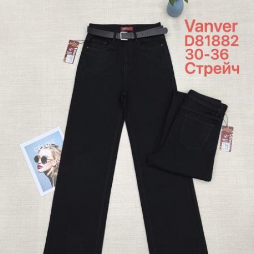 Джинсы Vanver (30-36) D81882 black (деми) Vanver D81882 black
