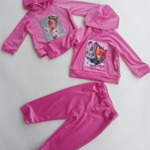 Костюм спорт Meloria (26-34) ML7636 pink девочка (деми) Meloria ML7636 pink девочка