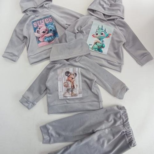Костюм спорт Meloria (26-34) ML7651 grey stitch (деми) Meloria ML7651 grey stitch