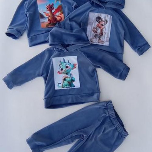 Костюм спорт Meloria (24-30) ML7666 blue-green (деми) Meloria ML7666 blue-green