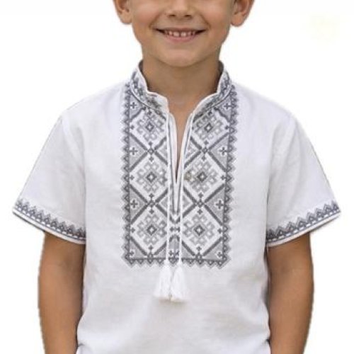 Вышиванка Надийка (7-12) ND1399-111 white (лето) Надийка ND1399-111 white