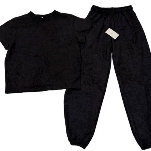 Костюм спорт AXT (S-XL) AX437 black (лето) AXT AX437 black