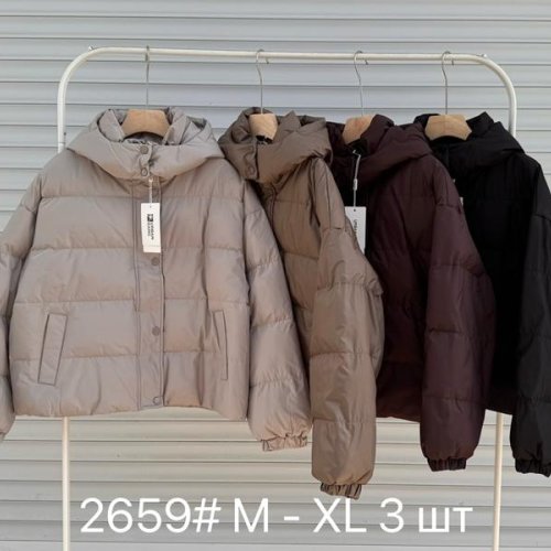 Куртка DGMD (M-XL) 2659 brown (деми) DGMD 2659 brown
