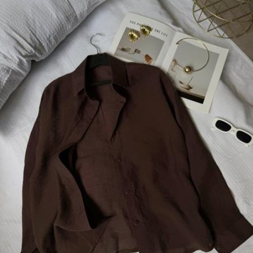 Рубашка Sofi Cor (42-48) 9083 brown (деми) Sofi Cor 9083 brown