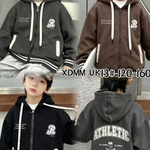 Кофта спорт Farbique (120-160) UK13 brown (деми) Farbique UK13 brown