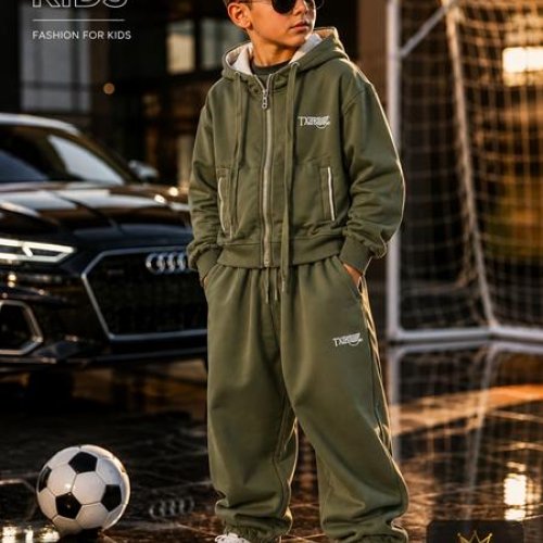 Костюм спорт Major kids (120-160) 8632 khaki (деми) Major kids 8632 khaki