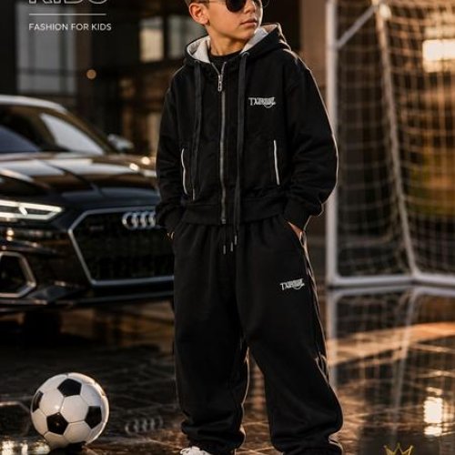 Костюм спорт Major kids (120-160) 8632 black (деми) Major kids 8632 black