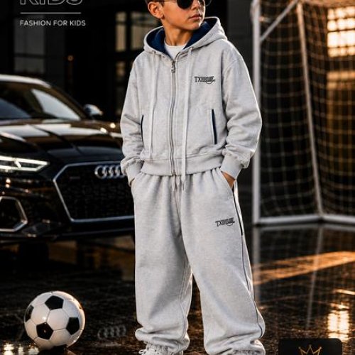 Костюм спорт Major kids (120-160) 8632 l.grey (деми) Major kids 8632 l.grey