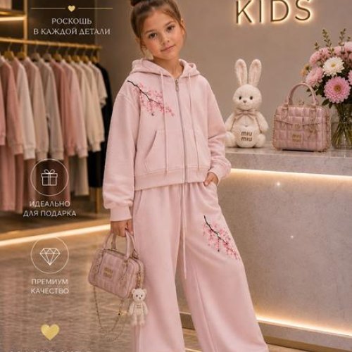 Костюм спорт Major kids (120-160) 8633 pink (деми) Major kids 8633 pink
