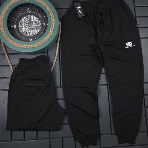Штаны спорт Hous Of Timur (2XL-6XL) HT3325 black (деми) Hous Of Timur HT3325 black