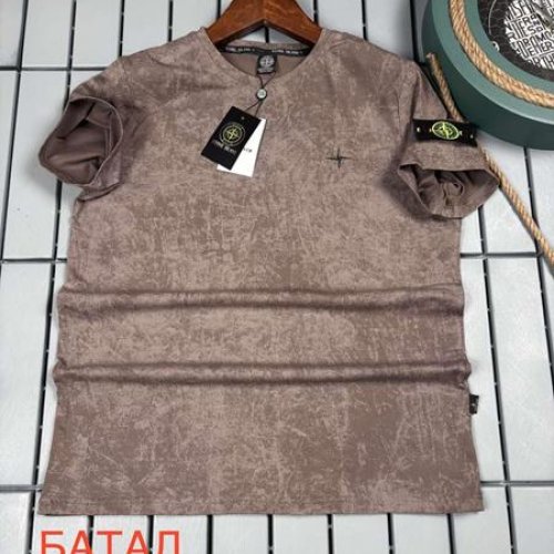 Футболка Hous Of Timur (3XL-7XL) HT3334 brown (лето) Hous Of Timur HT3334 brown