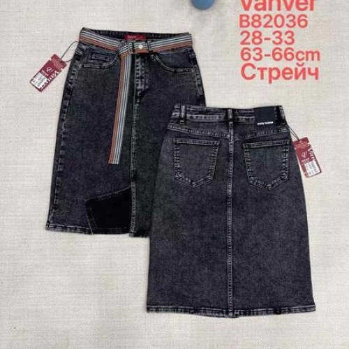 Юбка Vanver (28-33) B82036 black (деми) Vanver B82036 black