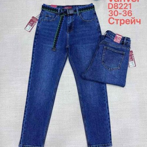 Джинсы Vanver (30-36) D8221 blue (деми) Vanver D8221 blue