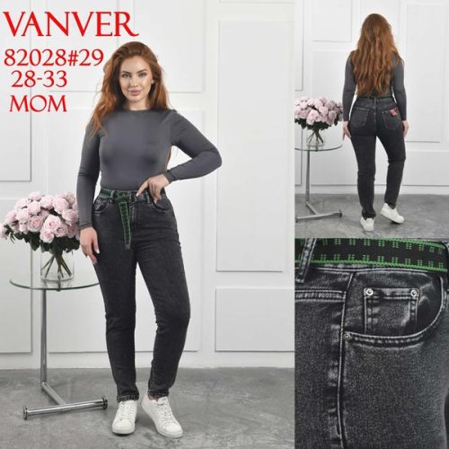 Джинсы Vanver (28-33) 82028 d.grey (деми) Vanver 82028 d.grey