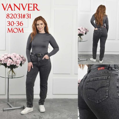Джинсы Vanver (30-36) 82031 grey (деми) Vanver 82031 grey