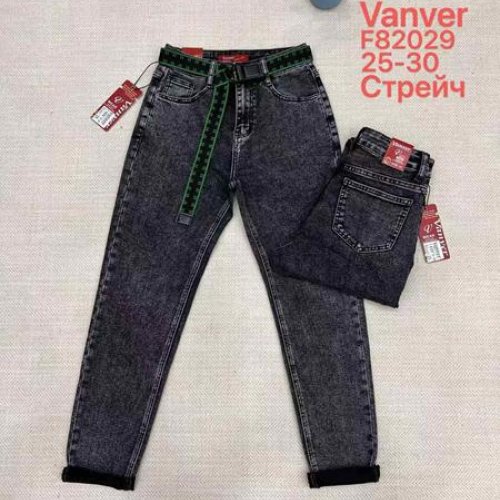 Джинсы Vanver (25-30) F82029 d.grey (деми) Vanver F82029 d.grey