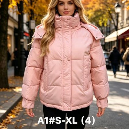 Куртка Jacket (S-XL) A1 pink (деми) Jacket A1 pink