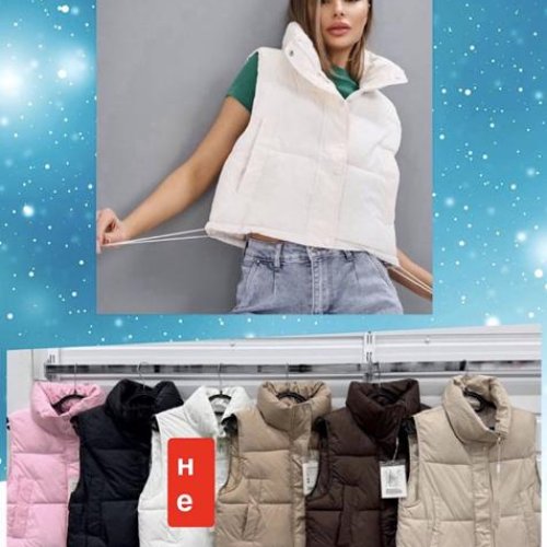 Жилетка Dorimodes (M-XL) JL9208 black (деми) Dorimodes JL9208 black