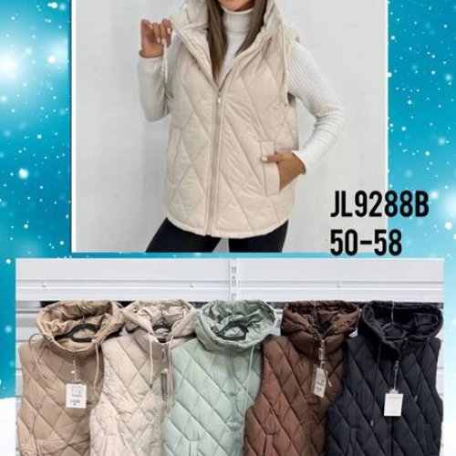 Жилетка Dorimodes (50-58) JL9288B brown (деми) Dorimodes JL9288B brown