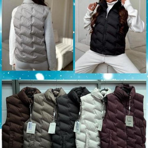 Жилетка Dorimodes (M-2XL) JL948 black (деми) Dorimodes JL948 black