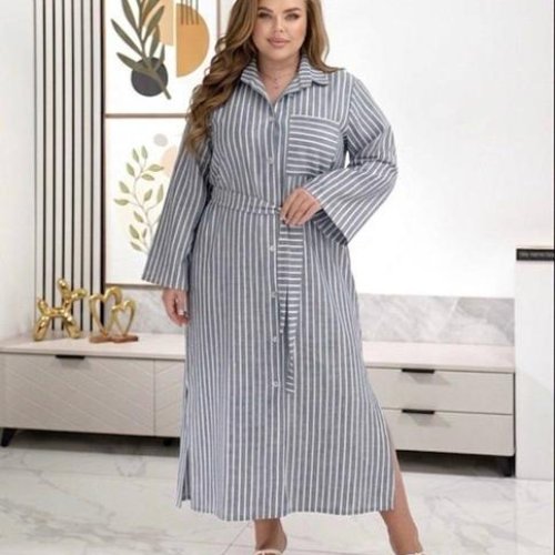 Платье BAT (50-60) 609-2 grey (деми) BAT 609-2 grey