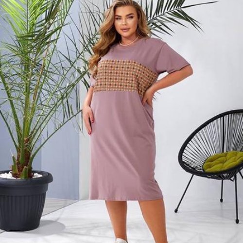 Платье BAT (42-56) 731-6 beige (лето) BAT 731-6 beige