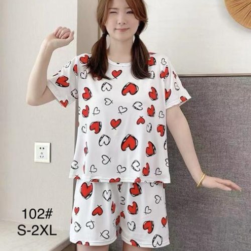 Пижама Brilliant (S-2XL) 102 white (лето) Brilliant 102 white
