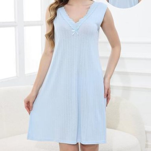 Ночнушка Brilliant (50-58) 70407 l.blue (лето) Brilliant 70407 l.blue