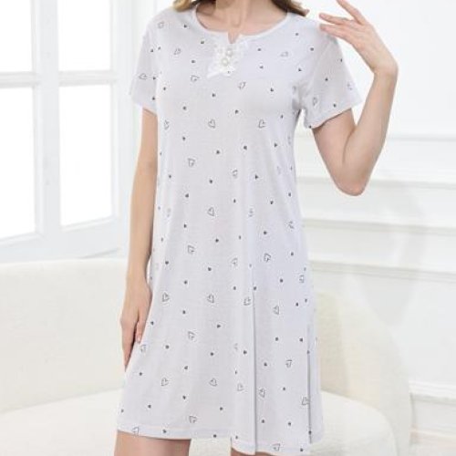 Ночнушка Brilliant (50-58) 70581 grey (лето) Brilliant 70581 grey