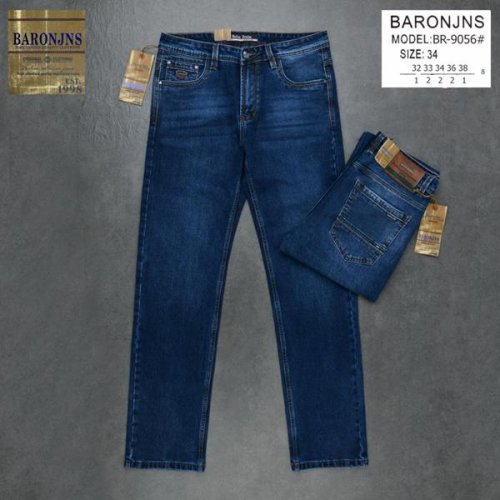 Джинсы Baron Jeans (32-38) 9056 blue (деми) Baron Jeans 9056 blue