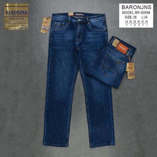Джинсы Baron Jeans (34-44) 9069 blue (деми) Baron Jeans 9069 blue