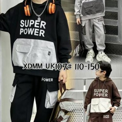 Костюм спорт ChicWear (110-150) UK107 black (деми) ChicWear UK107 black