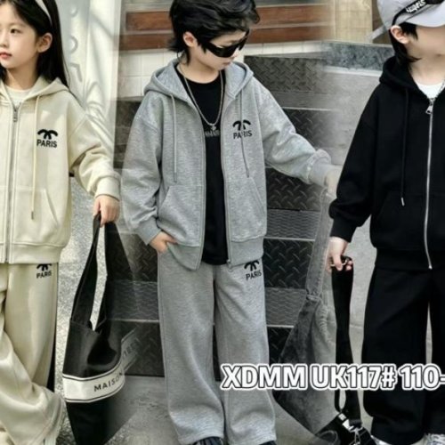 Костюм спорт ChicWear (110-150) UK117 grey (деми) ChicWear UK117 grey