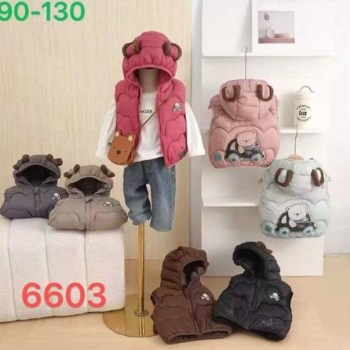 Жилетка Farbique (90-130) 6603 pink (деми) Farbique 6603 pink