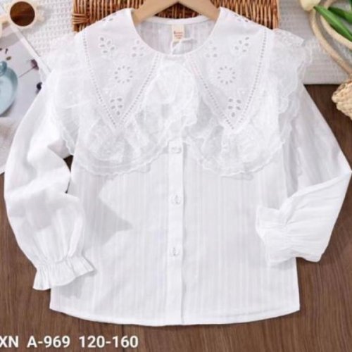 Блузка Meloria (120-160) A969 white (деми) Meloria A969 white