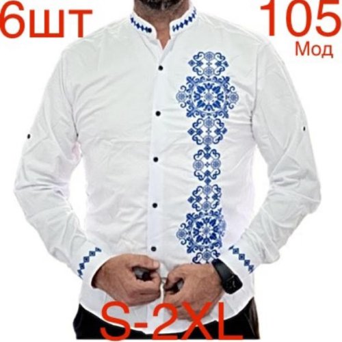 Вышиванка Надийка (S-2XL) ND1441-105 white (деми) Надийка ND1441-105 white