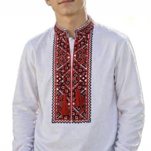 Вышиванка Надийка (13-16) ND1493-127 white (деми) Надийка ND1493-127 white