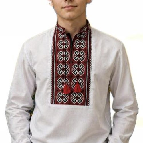 Вышиванка Надийка (13-16) ND1495-127 white (деми) Надийка ND1495-127 white