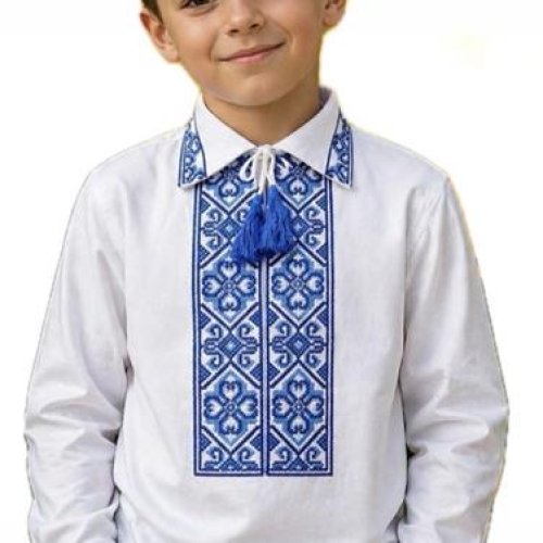 Вышиванка Надийка (6-12) ND1515-129 white (деми) Надийка ND1515-129 white
