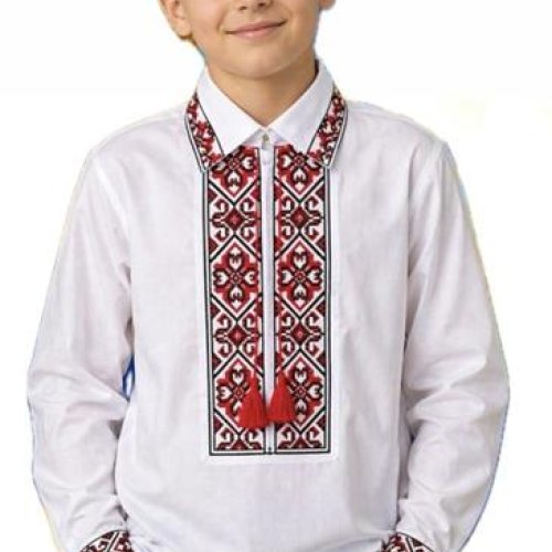 Вышиванка Надийка (6-12) ND1517-129 white (деми) Надийка ND1517-129 white