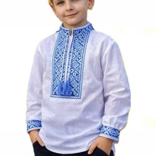 Вышиванка Надийка (6-12) ND1523-132 white (деми) Надийка ND1523-132 white