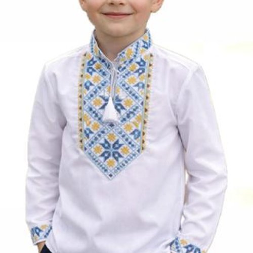 Вышиванка Надийка (6-12) ND1527-132 white (деми) Надийка ND1527-132 white