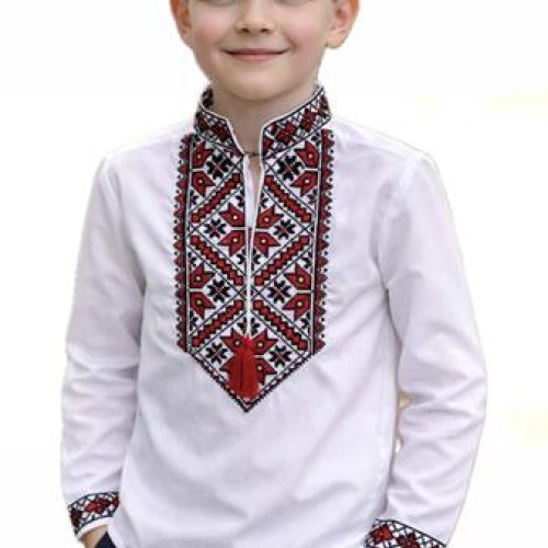 Вышиванка Надийка (6-12) ND1528-132 white (деми) Надийка ND1528-132 white