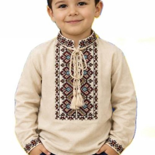 Вышиванка Надийка (104-140) ND1531-133 beige (деми) Надийка ND1531-133 beige
