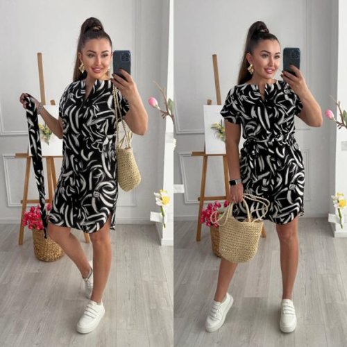 Платье Sofi Cor (42-52) 201-1 black (лето) Sofi Cor 201-1 black